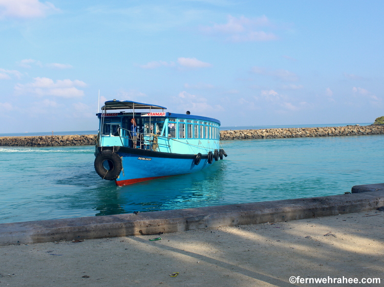 Maldives local islands by ferry