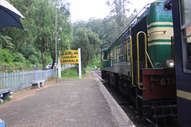 Toy train ride ooty