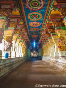 1000 Pillars Corridor at Rameswaram temple