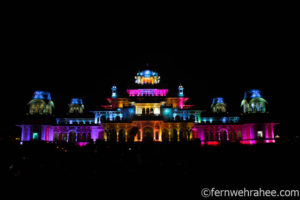 Jaipur albert hall museum at night