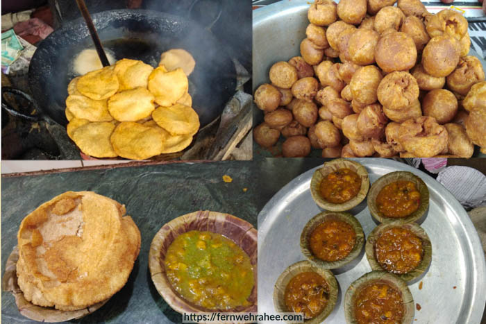 Varanasi famous breakfast kachori sabji