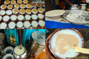 Street food in varanasi famous Malai Rabari Lassi