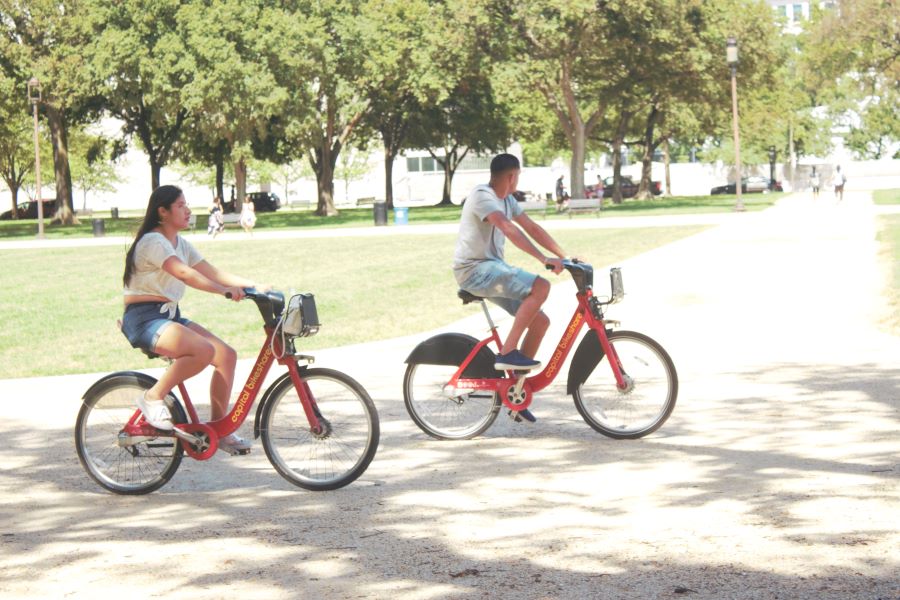 getting around DC via bicycle