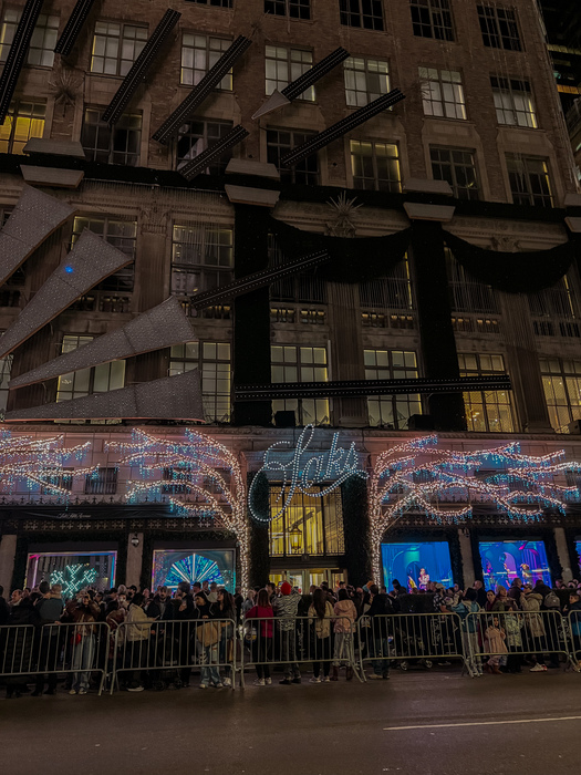 Christmas Light show in New York