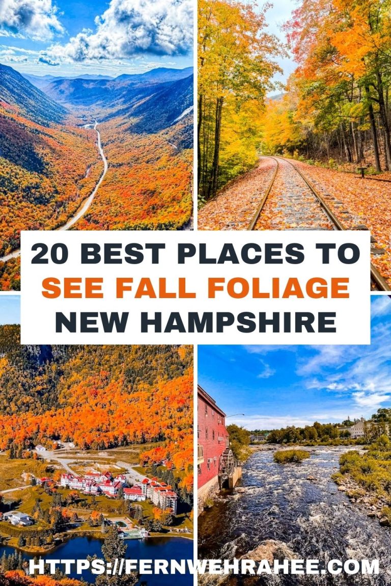 20 Best Spots to see Fall Foliage in New Hampshire + Itinerary ...