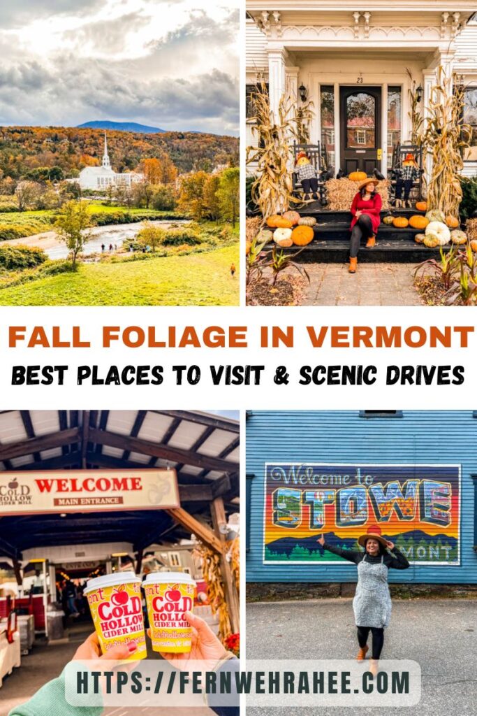 fall foliage in Vermont